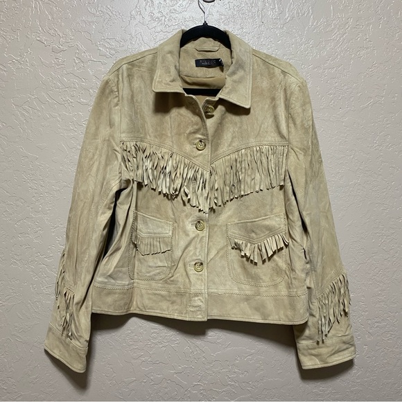 Lauren Ralph Lauren Western goat Suede Jacket - Picture 3 of 10